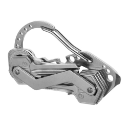 Brelok do kluczy karabińczyk survival multitool