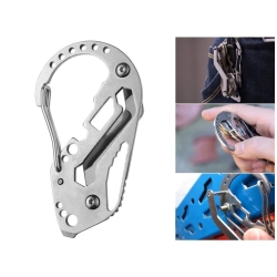 Brelok do kluczy karabińczyk survival multitool