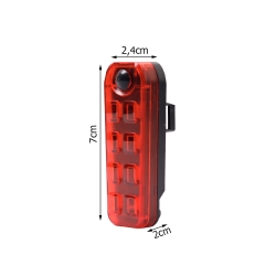 Lampka rowerowa tylna oświetlenie led usb roweru