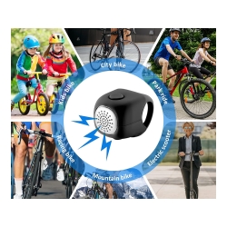 Dzwonek rowerowy na rower klakson elektroniczny głośny 120db wodoodporny