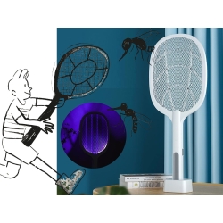 Elektryczna łapka packa na muchy owady lampa uv