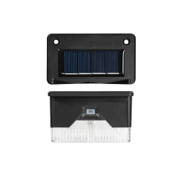 Lampki solarne 4 szt ogrodowe led na schody taras płot czujnik zmierzchu