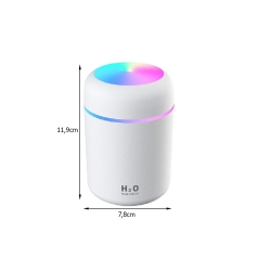 Mini nawilżacz powietrza dyfuzor zapachowy aromaterapia mgiełka usb rgb