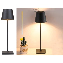 Lampka nocna stołowa dotykowa lampa 3 stopniowa wysoka bezprzewodowa usb