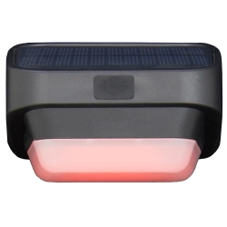 Lampka solarna ogrodowa led rgb na schody taras płot czujnik zmierzchu