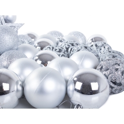 Bombki choinkowe na choinkę 6/4/3 cm zestaw 100szt