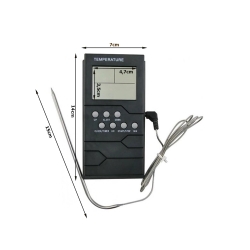 Termometr kuchenny sonda zegar lcd do mięsa