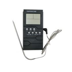 Termometr kuchenny sonda zegar lcd do mięsa