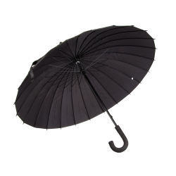 Duży parasol parasolka czarna wytrzymała elegancka