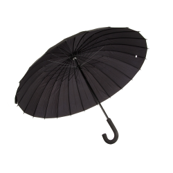 Duży parasol parasolka czarna wytrzymała elegancka