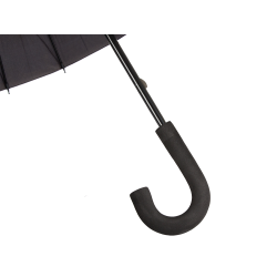 Duży parasol parasolka czarna wytrzymała elegancka
