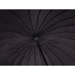 Duży parasol parasolka czarna wytrzymała elegancka