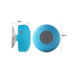 Głośnik bluetooth mini bezprzewodowy ipx4 przenośny bas mobilny przyssawka