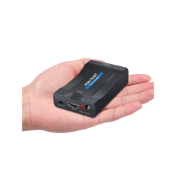 Adapter konwerter scart av euro do hdmi  full hd
