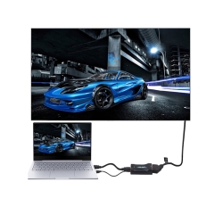 Adapter konwerter scart av euro do hdmi  full hd