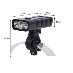 Lampka rowerowa przednia latarka led cree xm-l t6