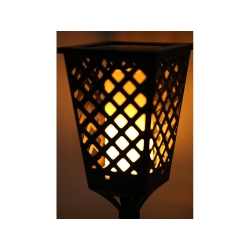 Lampa ogrodowa solarna pochodnia latarnia czujnik