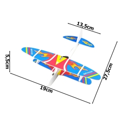 Samolot styropianowy latający piankowy usb led szybowiec rzutka silnik