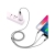 Kabel usb 3w1 do telefonu przewód lightning iphone micro usb type-c 1,2m