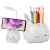 Lampka nocna dla dzieci led usb organizer stojak telefon do czytania nauki
