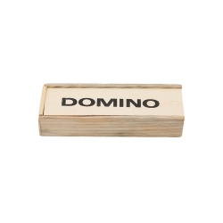 Domino drewniane gra w pudełku 28 elementów
