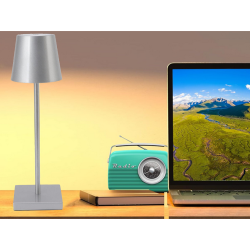 Lampka nocna stołowa dotykowa lampa 3 stopniowa wysoka bezprzewodowa usb