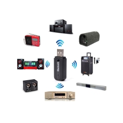Odbiornik dźwięku adapter bluetooth aux jack usb