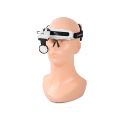 Lupa nagłowna 2 led na głowę czołowa okulary 28x
