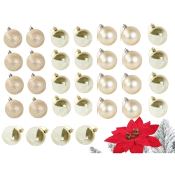 Bombki choinkowe na choinkę 6/4/3 cm zestaw 100szt