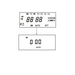 Programator czasowy wyłącznik włącznik lcd cyfrowy