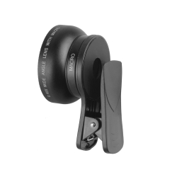 Obiektyw soczewka do telefonu smartfona 2w1 0.45x 12,5x makro klips aparat