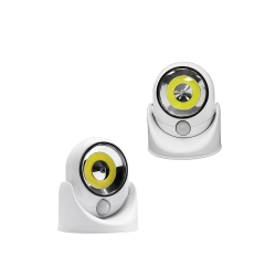 Lampka led cob 360 na baterie z czujnikiem ruchu