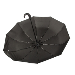 Parasol parasolka składana automat czarny unisex