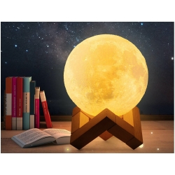 Lampka nocna świecący księżyc 3d moon light 8cm