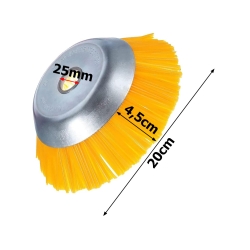 Szczotka do czyszczenia kostki brukowej szczotka nylonowa do kosy 200mm
