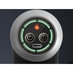 Pistolet do masażu masażer mocny rozgrzewający chłodzący 10 koncówek usb
