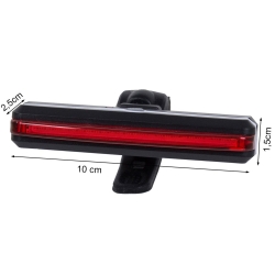 Lampka rowerowa tylna tył usb led cob na rower