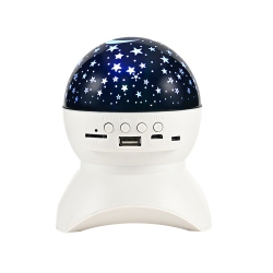 Projektor gwiazd lampka nocna nieba star led głośnik bluetooth usb rzutnik