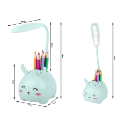 Lampka nocna dla dzieci led usb organizer stojak telefon do czytania nauki