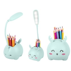 Lampka nocna dla dzieci led usb organizer stojak telefon do czytania nauki