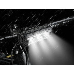 Lampka na rower rowerowa led światło przód tył usb aku kierownicę zestaw