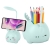 Lampka nocna dla dzieci led usb organizer stojak telefon do czytania nauki