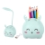 Lampka nocna dla dzieci led usb organizer stojak telefon do czytania nauki