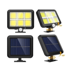 Lampa solarna 120 led z czujnikiem ruchu zmierzchu