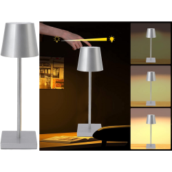 Lampka nocna stołowa dotykowa lampa 3 stopniowa wysoka bezprzewodowa usb