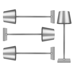 Lampka nocna stołowa dotykowa lampa 3 stopniowa wysoka bezprzewodowa usb
