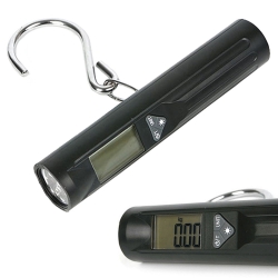 Waga wędkarska elektroniczna lcd 40kg latarka led