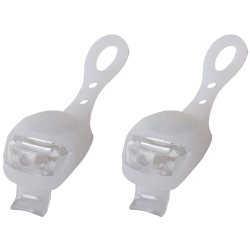 Oświetlenie rowerowe lampki 2 led przód rower 2szt silikonowe wodoodporne