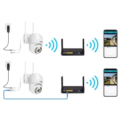Kamera zewnętrzna obrotowa ip wifi full hd zoom
