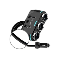 Rozdzielacz gniazda zapalniczki 2x usb ładowarka